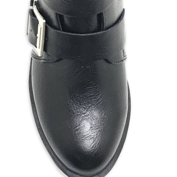 NWT Time and Tru Women's Three Buckle Bootie Faux Leather 6.5 - Picture 4 of 10